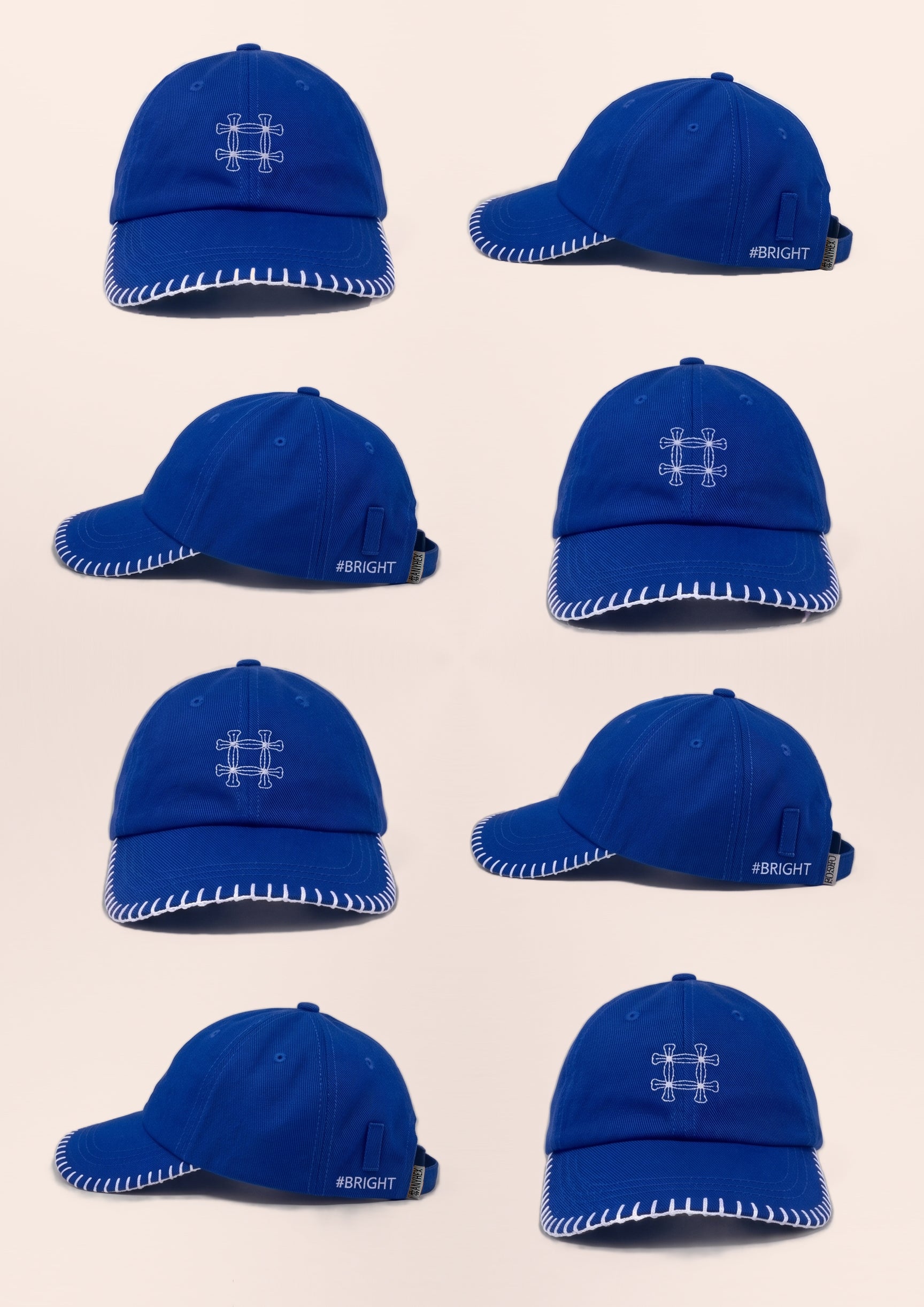 #BRIGHT Stitching Cap - Blue