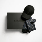 #000000 Stitching Cap